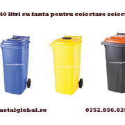 Pubele gunoi colectare selectiva